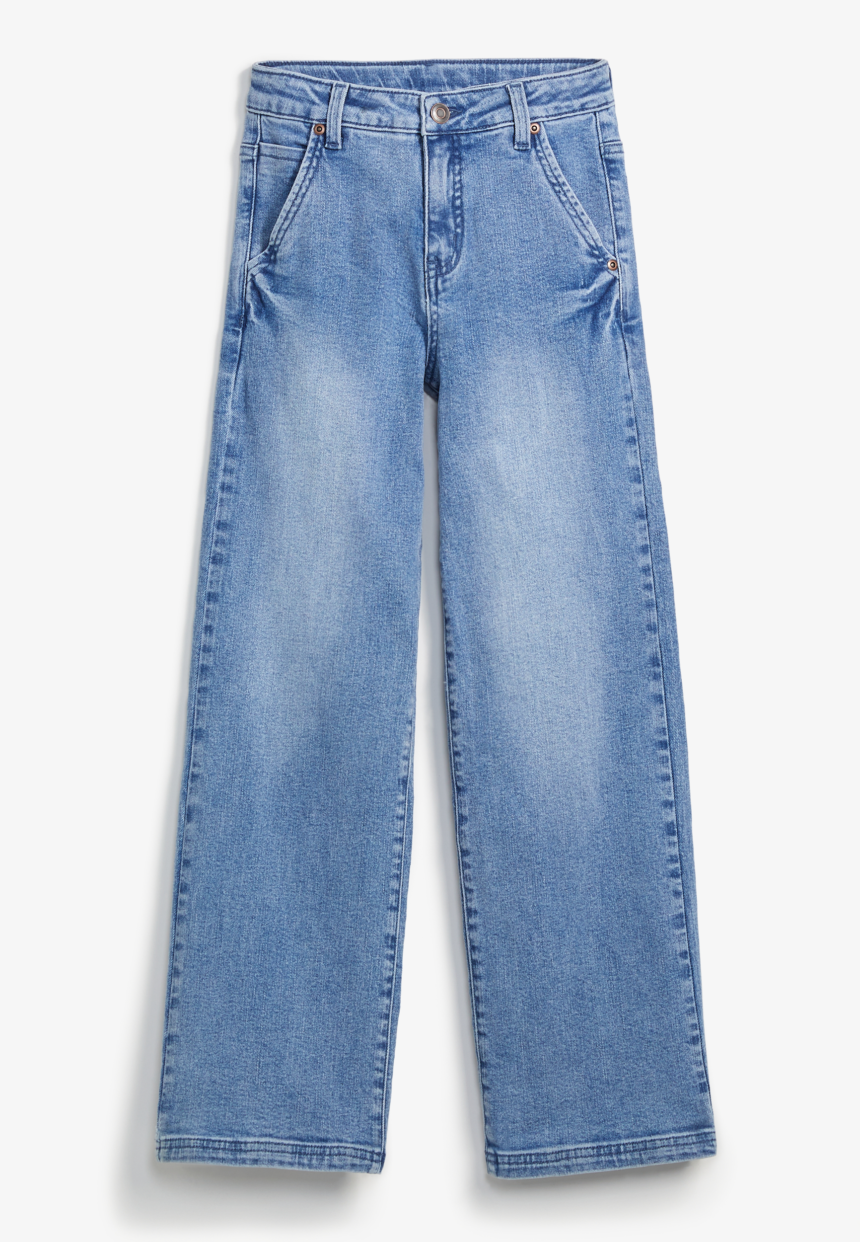 Girls Ultra High Rise Wide Leg Jeans | maurices