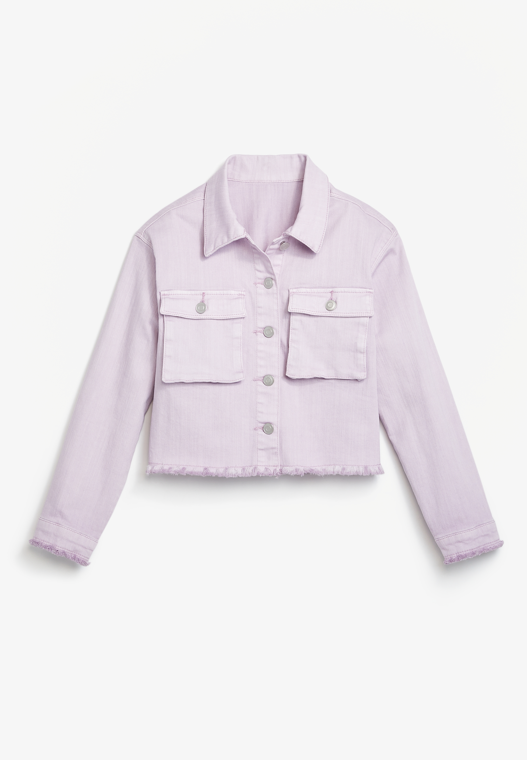 Girls Color Denim Jacket | maurices