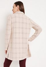 Windowpane Coatigan, NATURAL COMBO, small