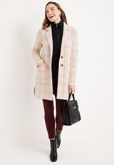 Windowpane Coatigan, NATURAL COMBO, small