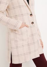 Windowpane Coatigan, NATURAL COMBO, small