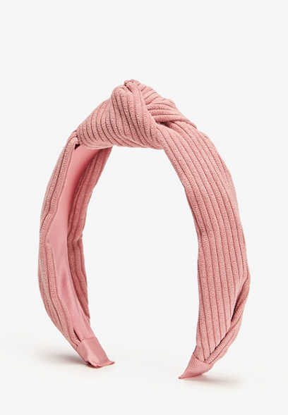 Girls Pink Knotted Headband