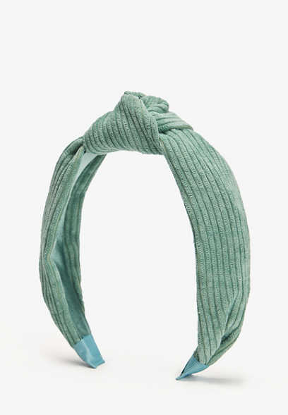 Girls Teal Knotted Headband