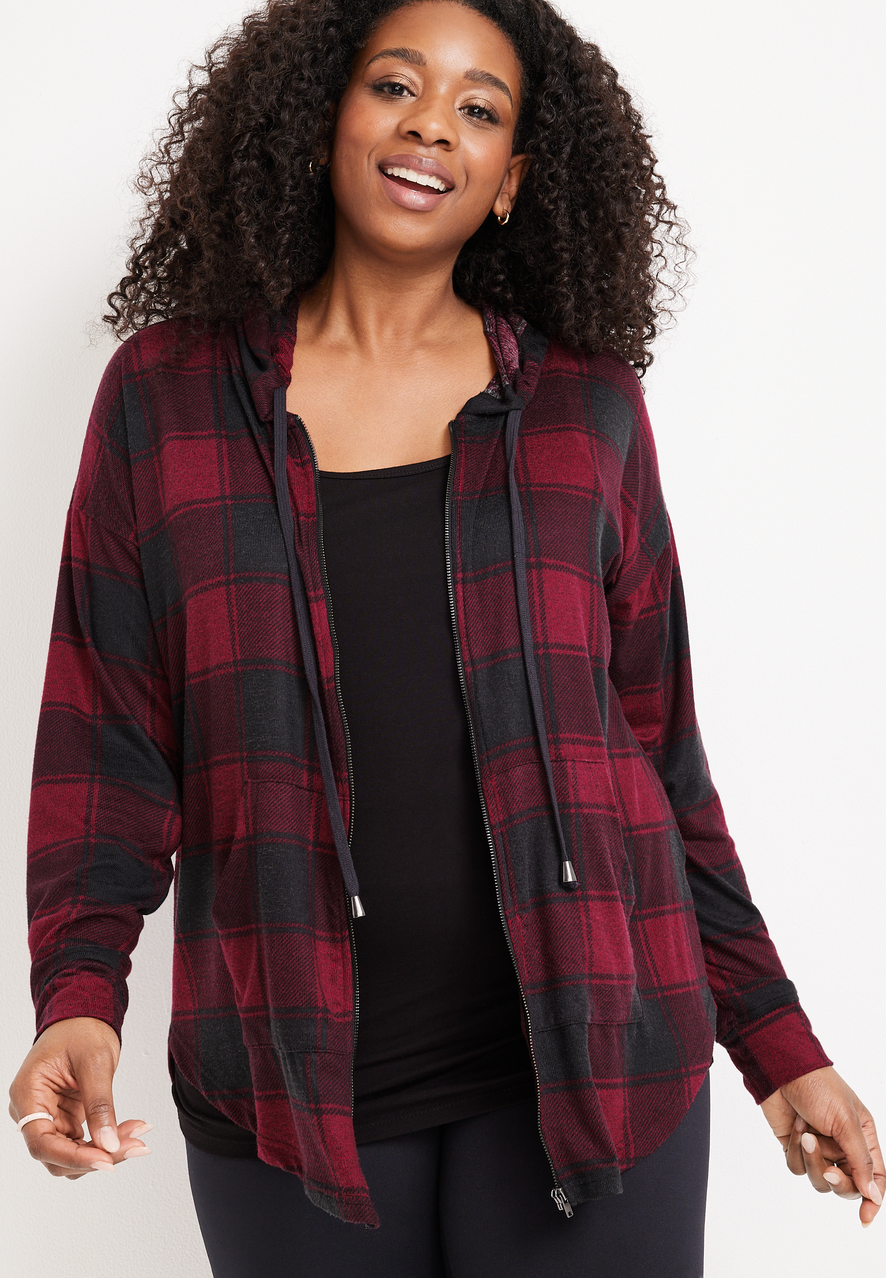 gibous check shirt hoodle gibous SNAKE SCORPION CHECK SHIRT HOODIE