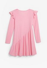 HFS Girls Asymmetrical Ruffle Dress, , small