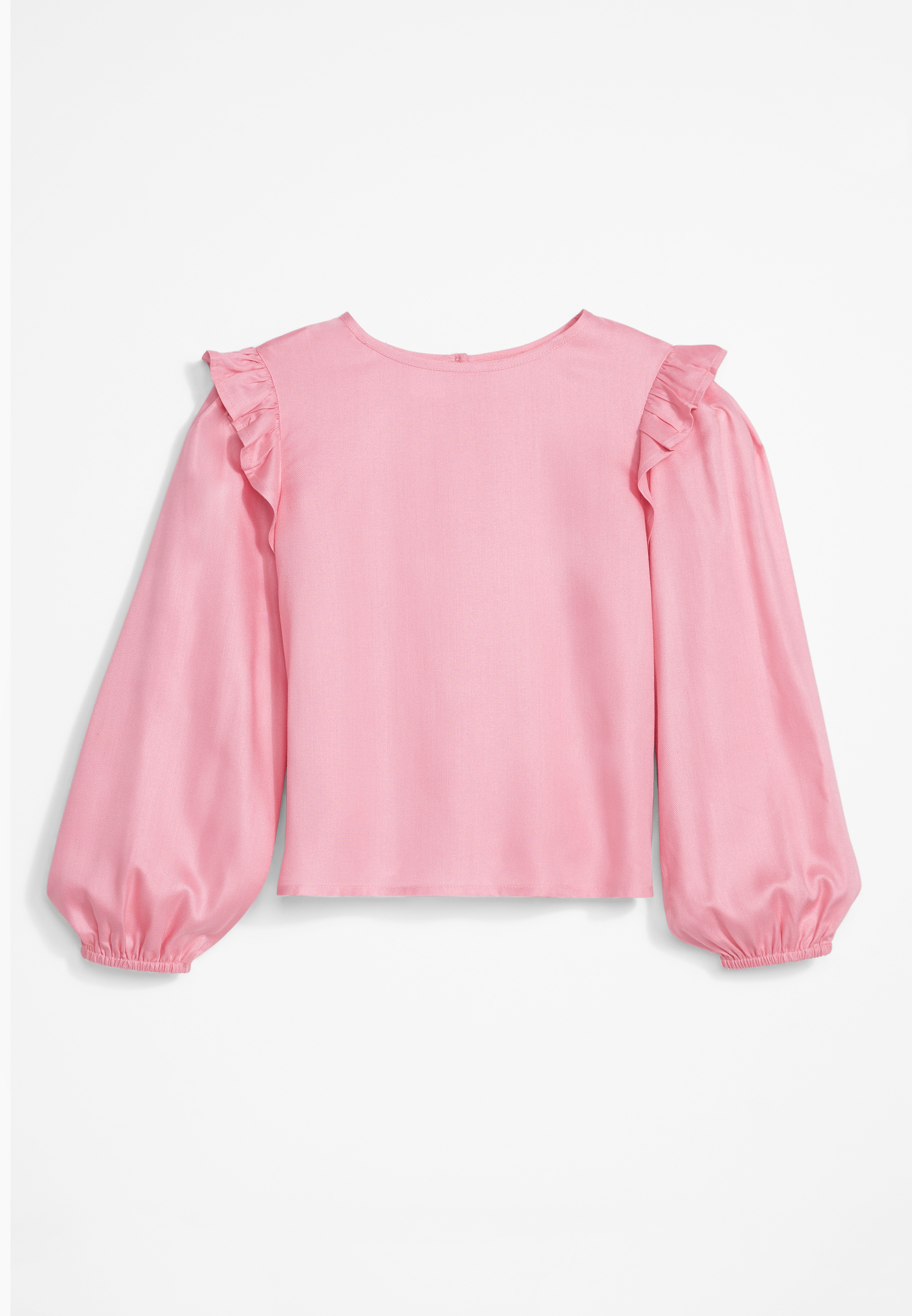HFS Girls Ruffle Sleeve Peasant Blouse | maurices