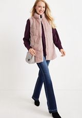 Faux Fur Vest, C5780, small