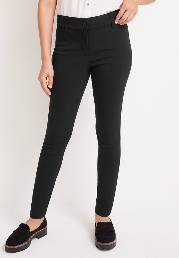 Bengaline Mid Fit Skinny Ankle Dress Pant | maurices