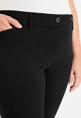 Plus Size Bengaline Mid Fit Skinny Ankle Dress Pant, C106, small