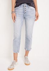 KanCan&trade; High Rise Button Fly Cropped Jean, C3337, small