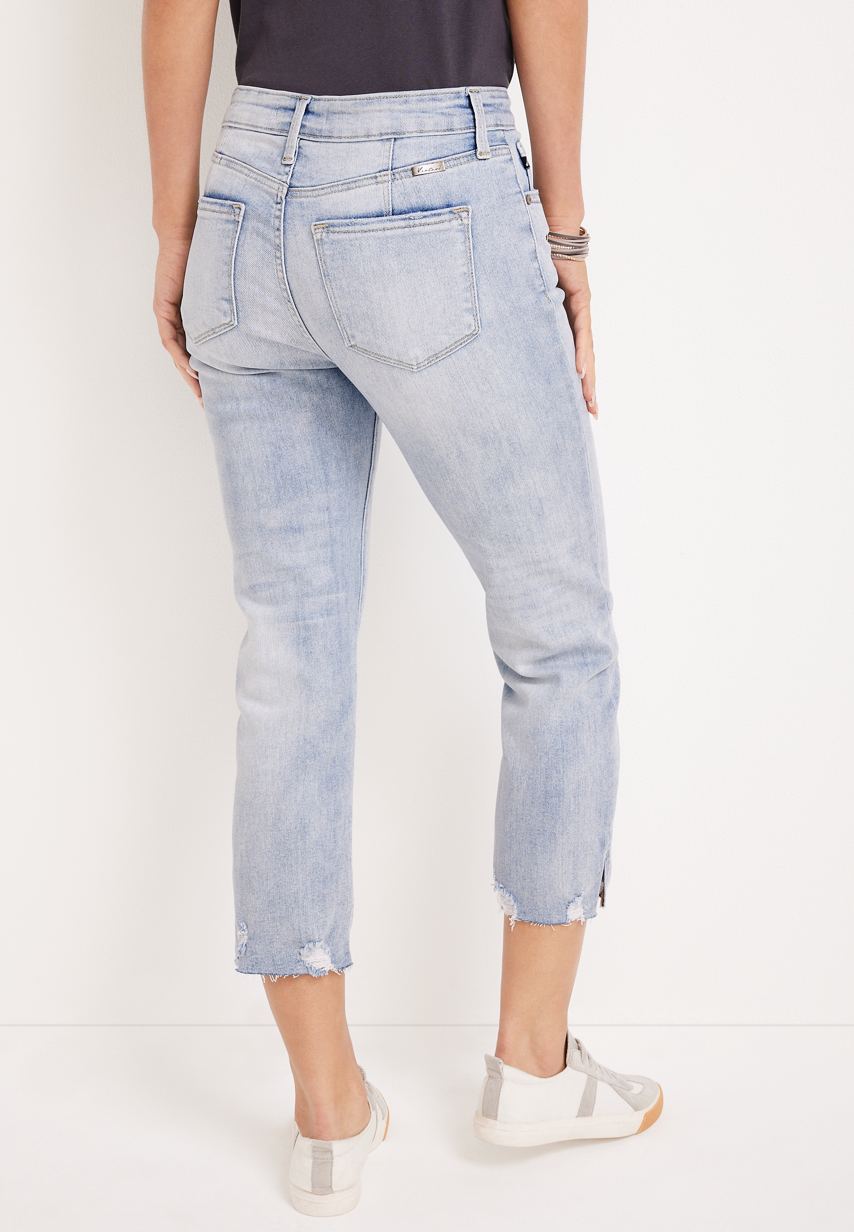 KanCan&trade; High Rise Button Fly Cropped Jean, C3337, large