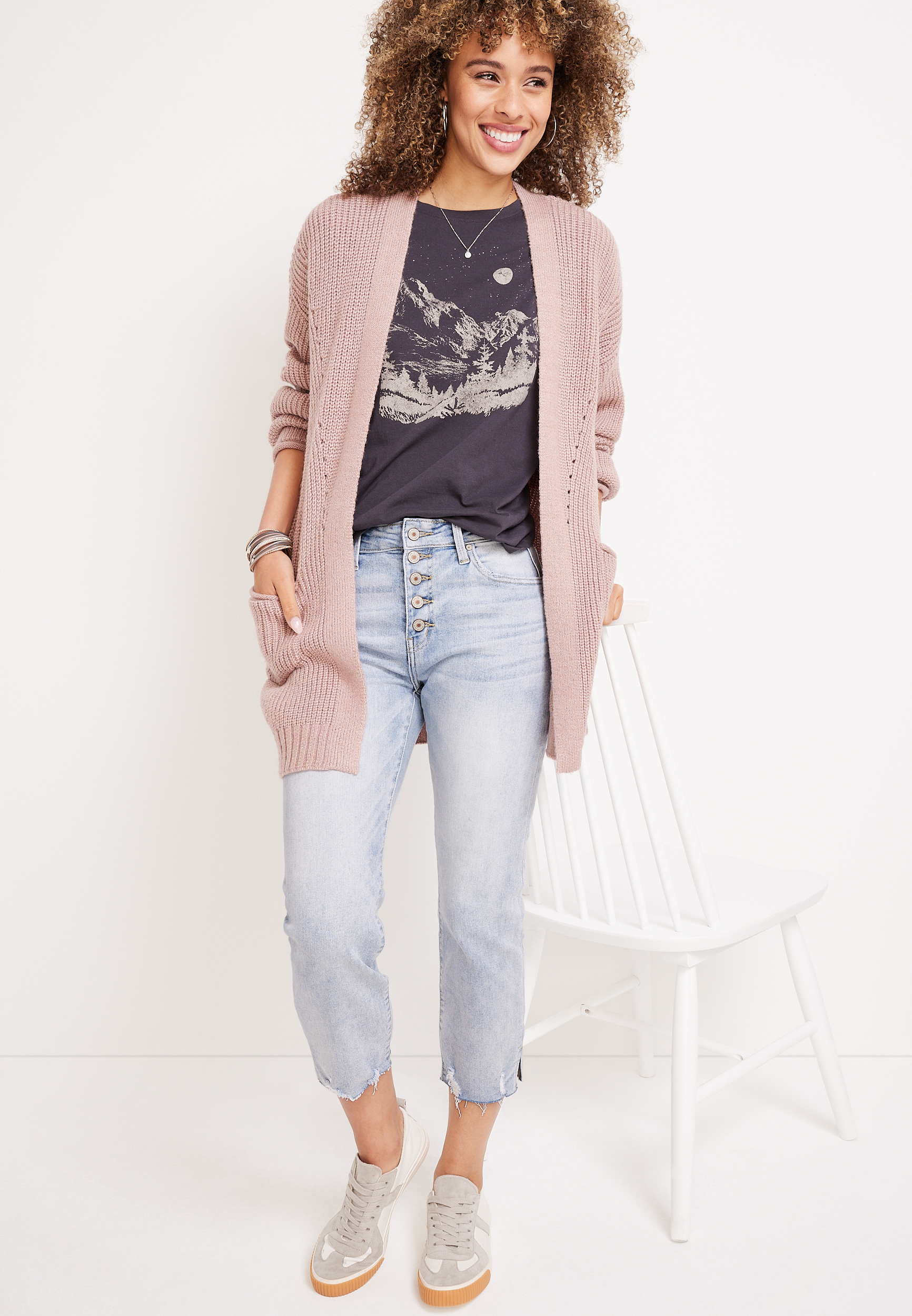 KanCan&trade; High Rise Button Fly Cropped Jean, C3337, large