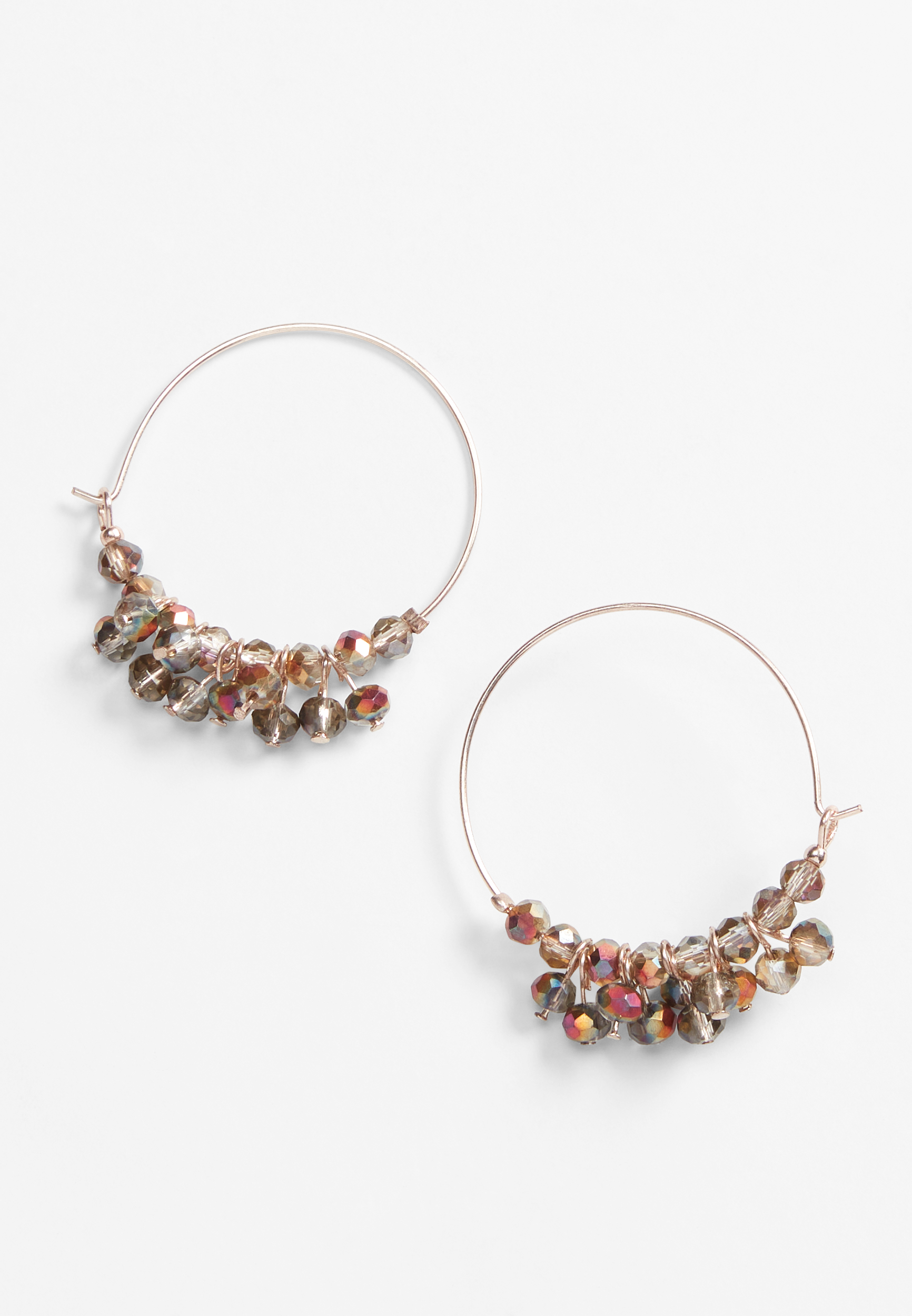 Prismatic Shimmer Hoop Earrings JLT12134