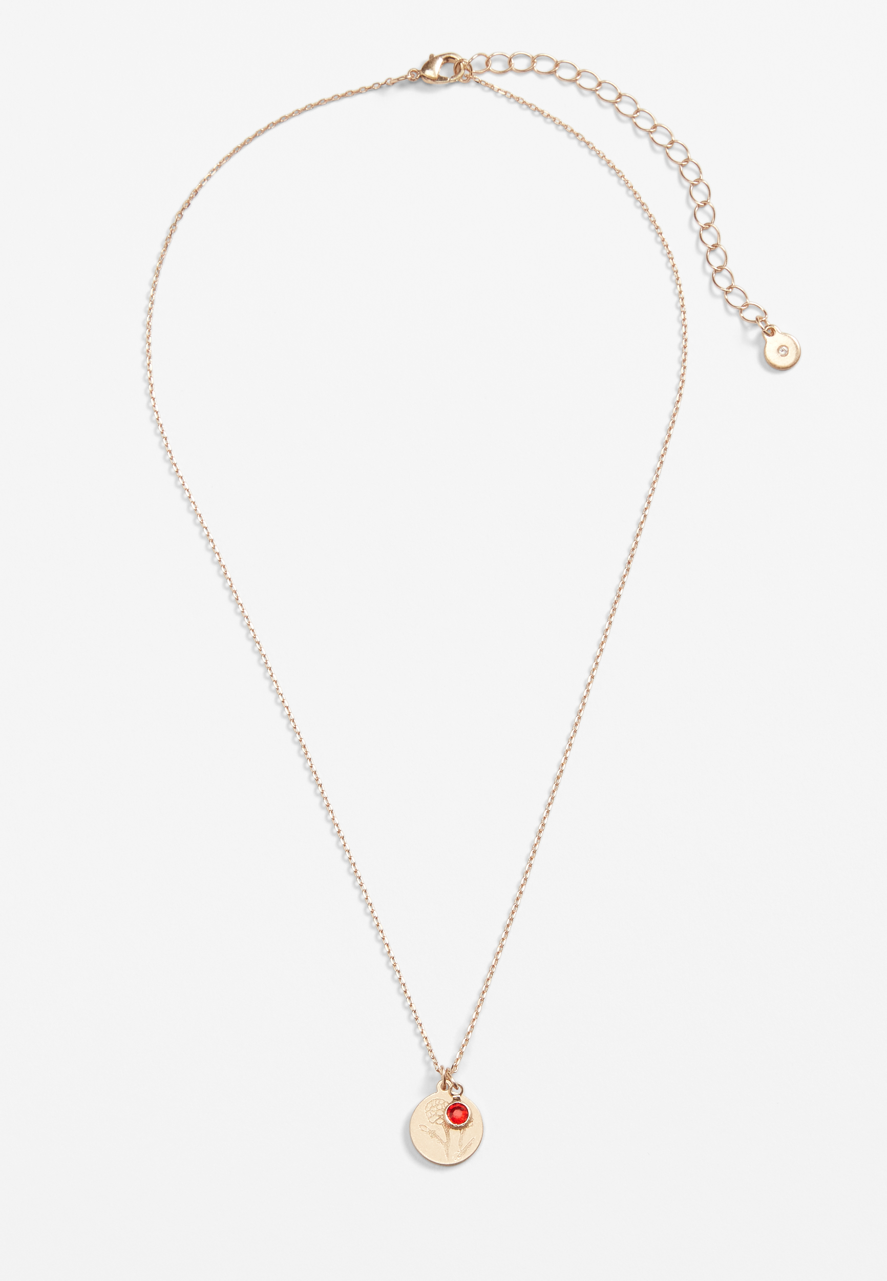 January Birthstone Necklace, , large