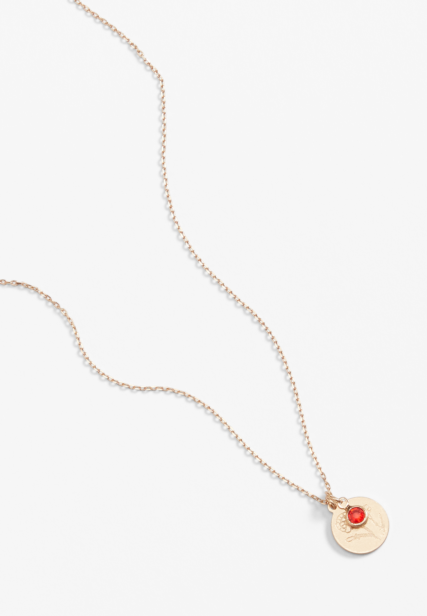 January Birthstone Necklace, , large