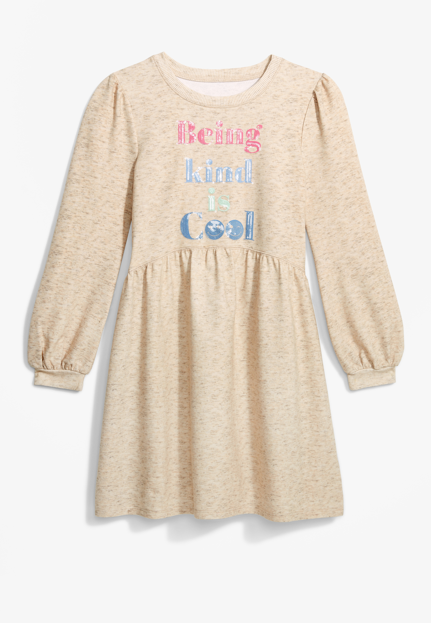 Girls Embroidered Sweatshirt Dress | maurices