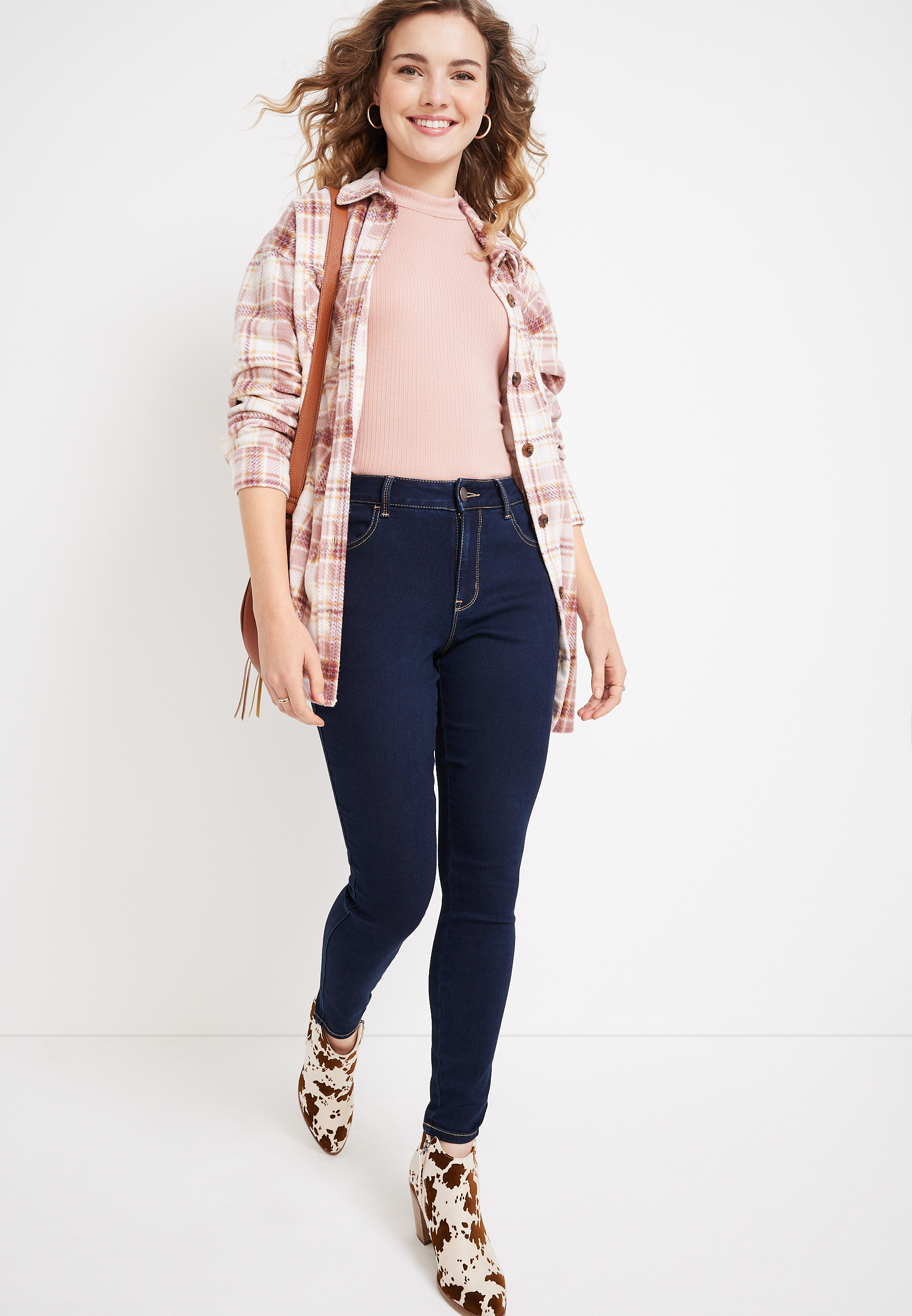 m jeans by maurices&trade; Curvy High Rise Dark Wash Jegging, C239, large