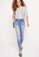 m jeans by maurices&trade; Mid Fit Mid Rise Jegging, C3337, small