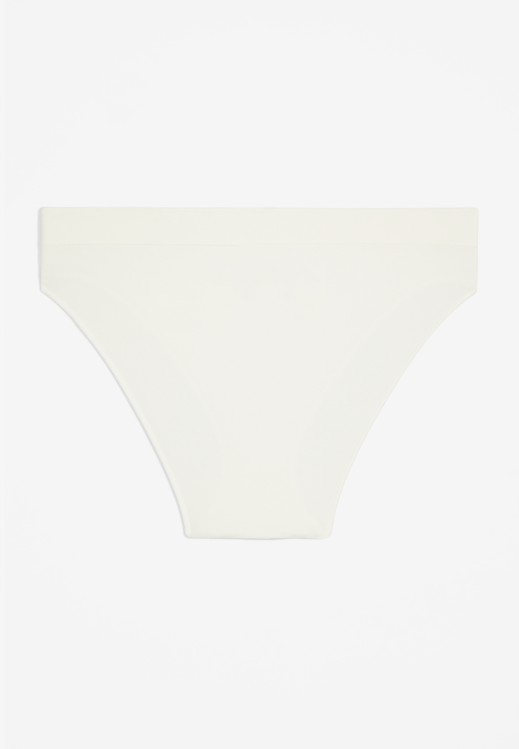 True Stretch High Waist Bikini Panty, SOFT WHITE, large