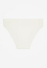 True Stretch High Waist Bikini Panty, SOFT WHITE, small