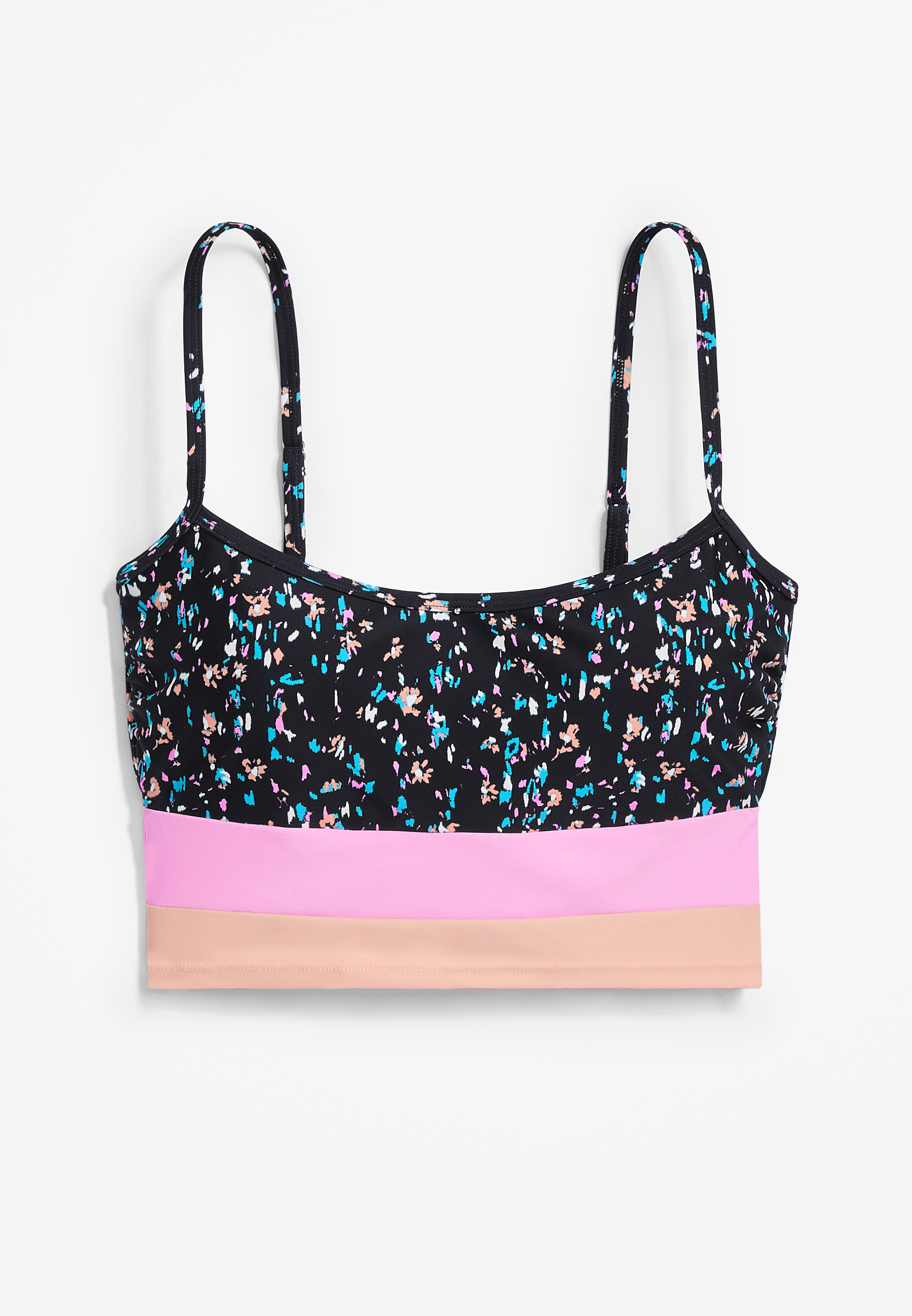 Colorblock Midkini Swim Top, C1756, large