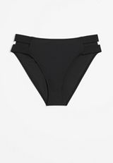 Strappy Midster Bikini Bottom, BLACK, small