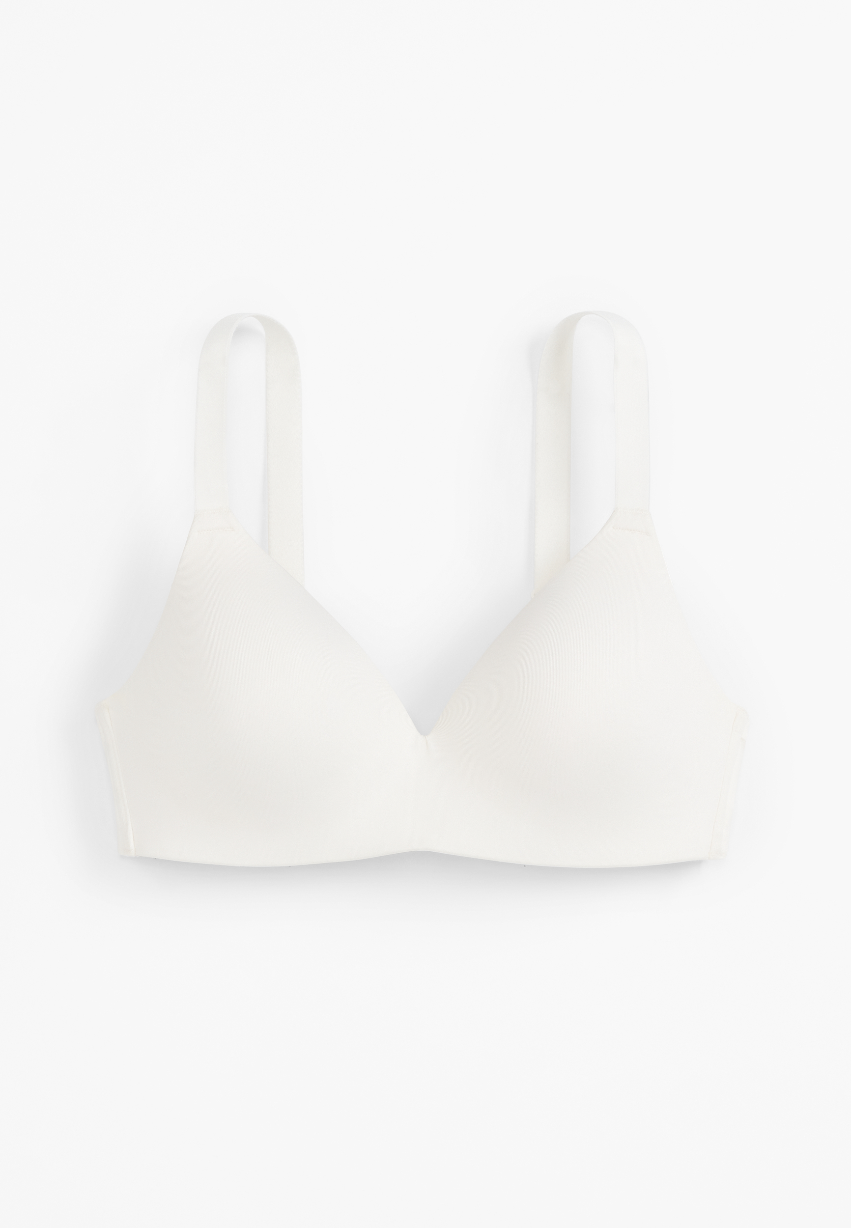 SmoothBliss Wireless Full Coverage Bra, SOFT WHITE, large