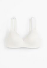 SmoothBliss Wireless Full Coverage Bra, SOFT WHITE, small