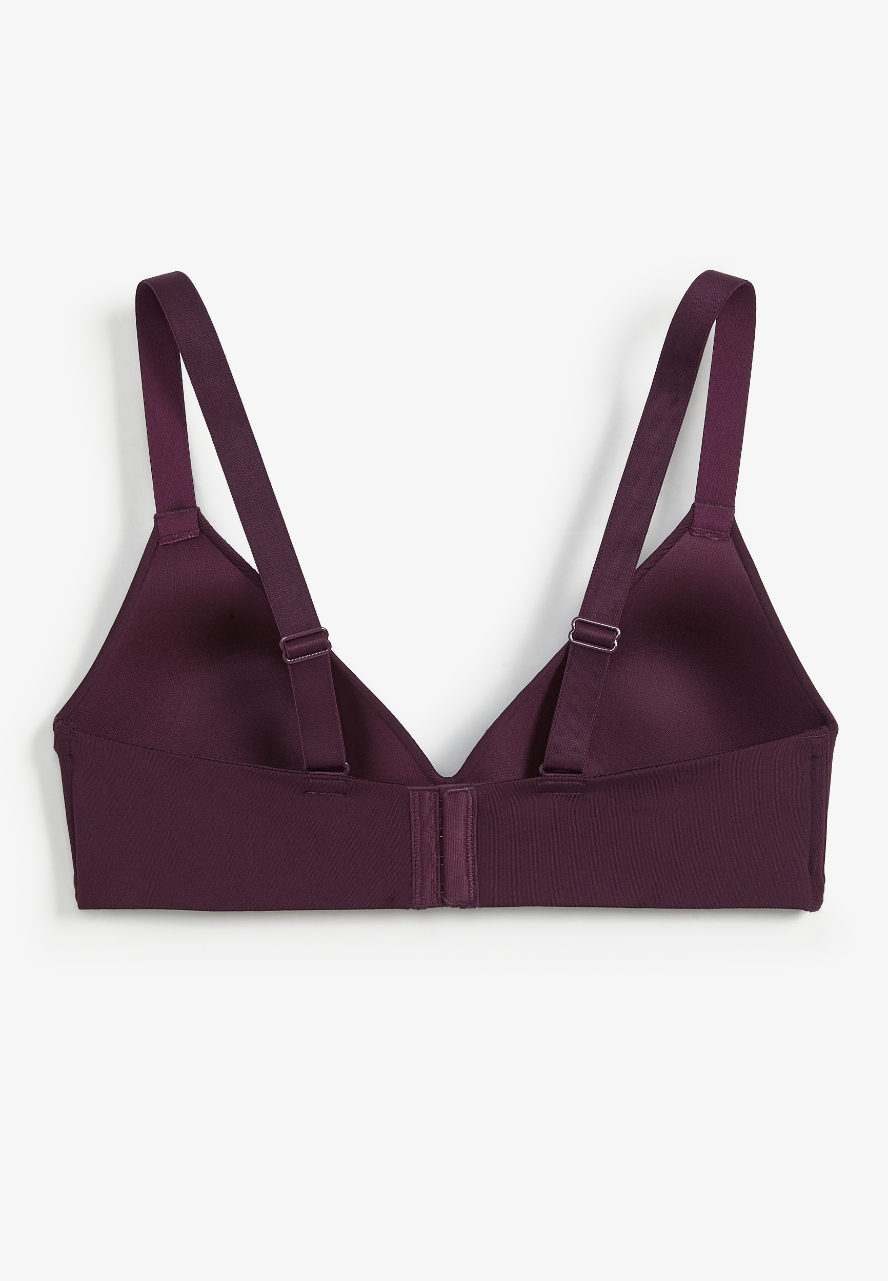 SmoothBliss Wireless Full Coverage Bra, BORDEAUX WINE, large