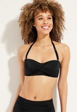 Twist Bandeau Bikini Swim Top, C106, small