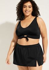 Plus Size Swim Skirt, C106, small