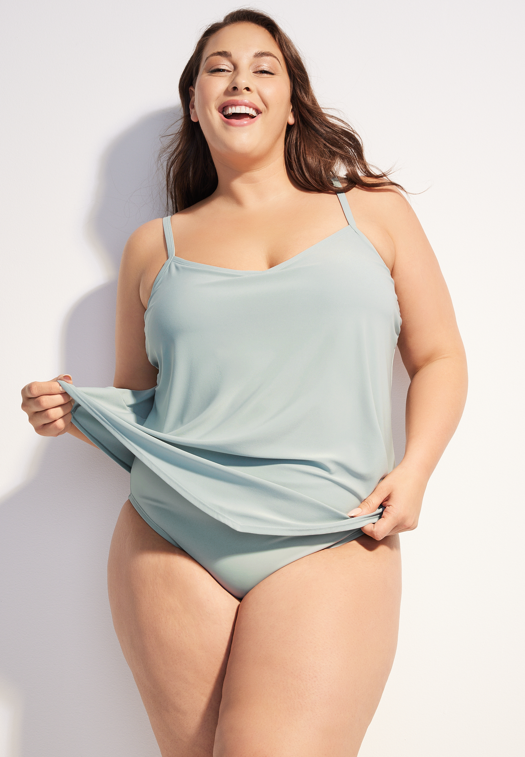 Plus Size High Rise Bikini Bottom