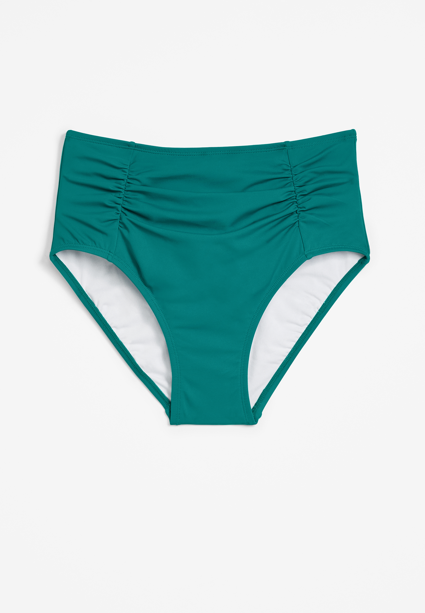 Shirred High Waist Bikini Bottom, C3226, large