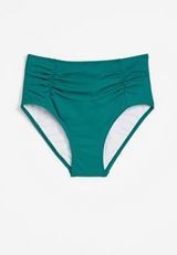 Shirred High Waist Bikini Bottom, C3226, small