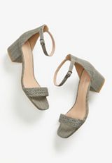 Roxy Braided Strap Heel, GRAY, small