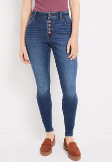 m jeans by maurices™ Cool Comfort Curvy High Rise Super Skinny Jean