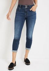 m jeans by maurices&trade; Cool Comfort High Rise Cropped Jean, C258, small