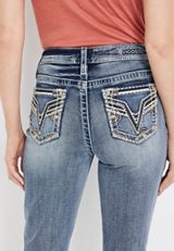 Vigoss&reg; Slim Boot Heritage High Rise Jean, C3337, small