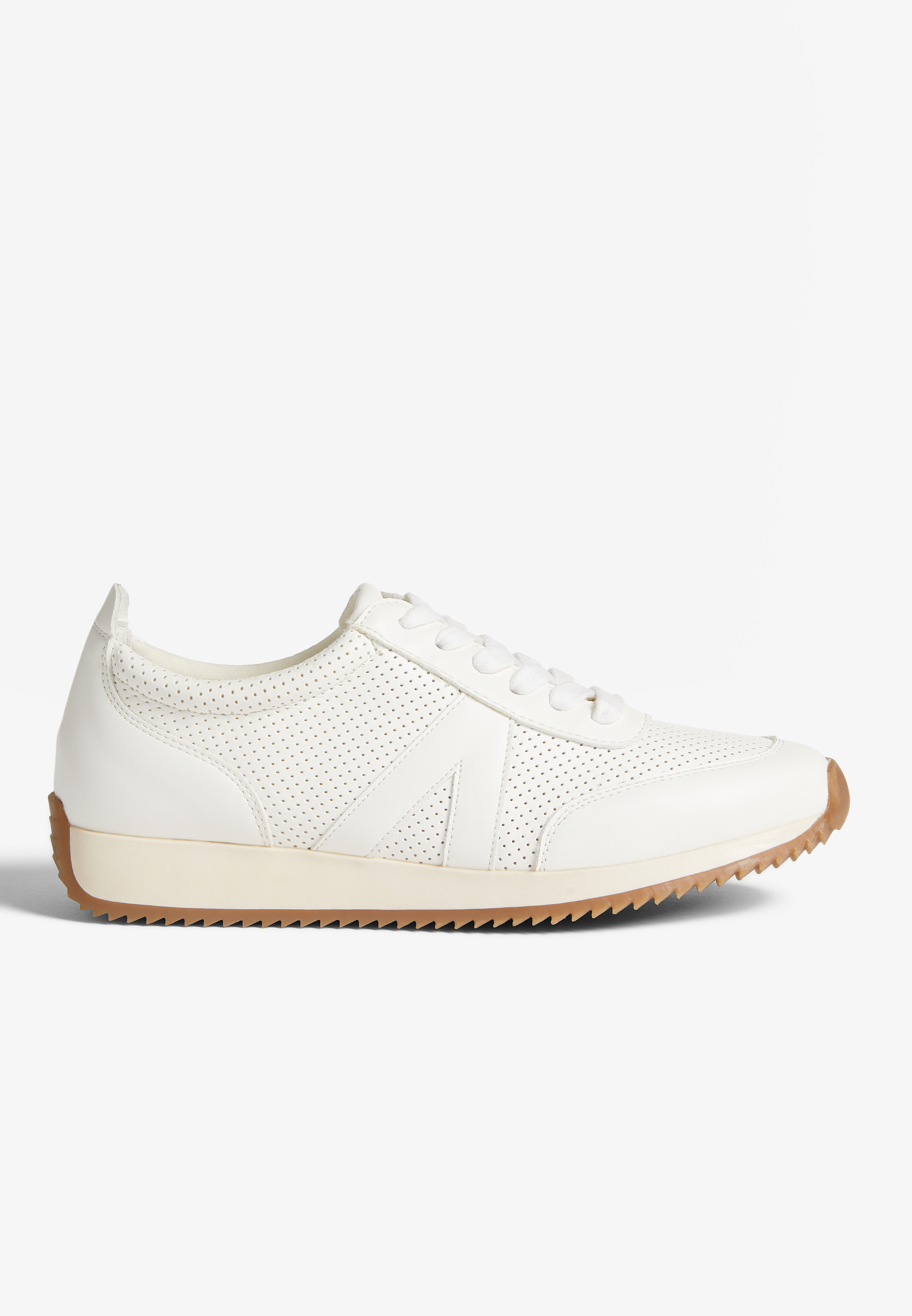 Farah White Trainer Sneaker, C223, large