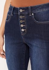 m jeans by maurices&trade; Everflex&trade; Slim Straight Ankle High Rise Jean, DARK SANDBLAST, small