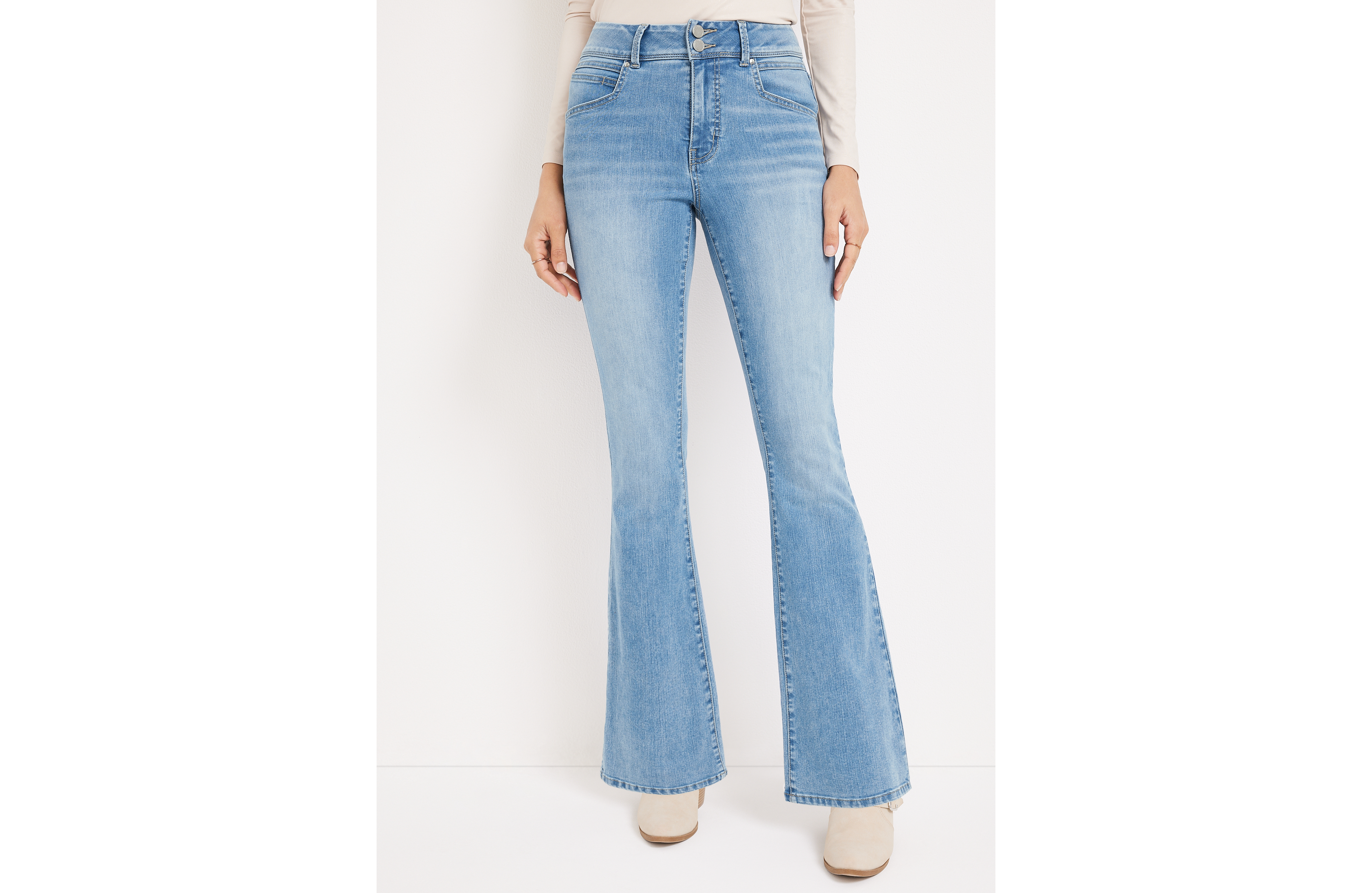m jeans by maurices™ Everflex™ Flare High Rise Jean