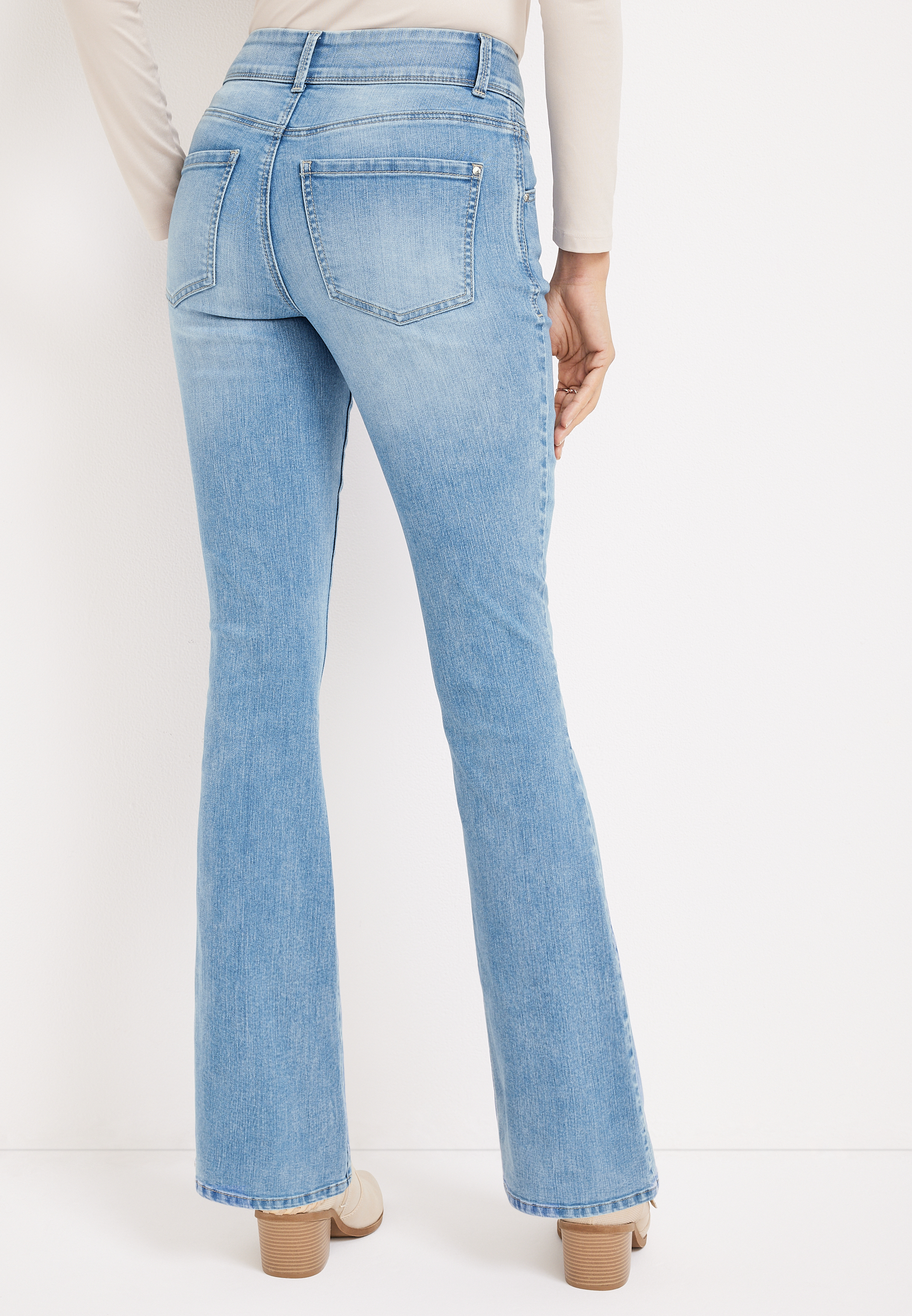 m jeans by maurices&trade; Everflex&trade; Flare High Rise Jean, C2806, large
