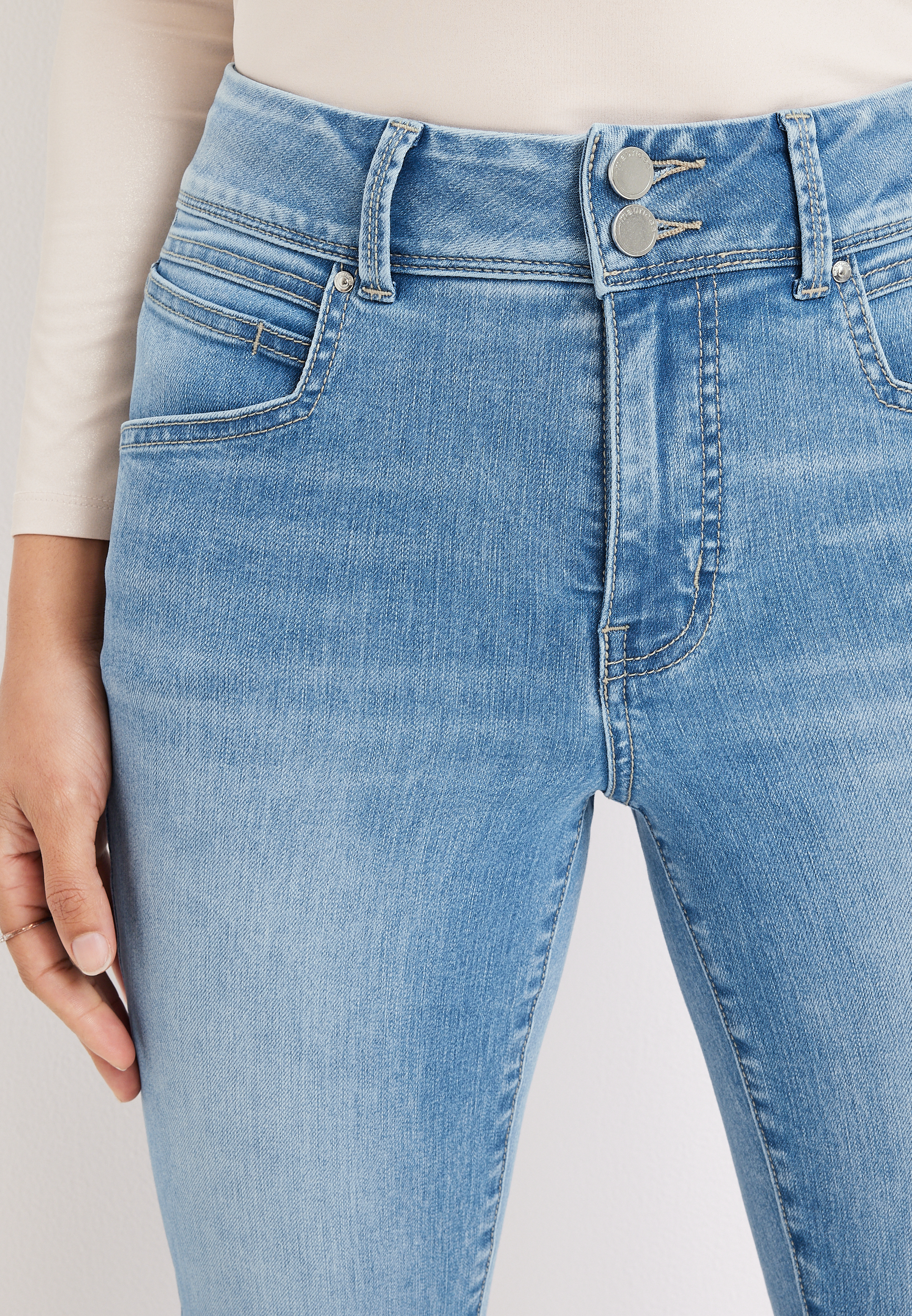 m jeans by maurices&trade; Everflex&trade; Flare High Rise Jean, C2806, large