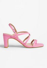 Rose Strappy Heel, PINK, small