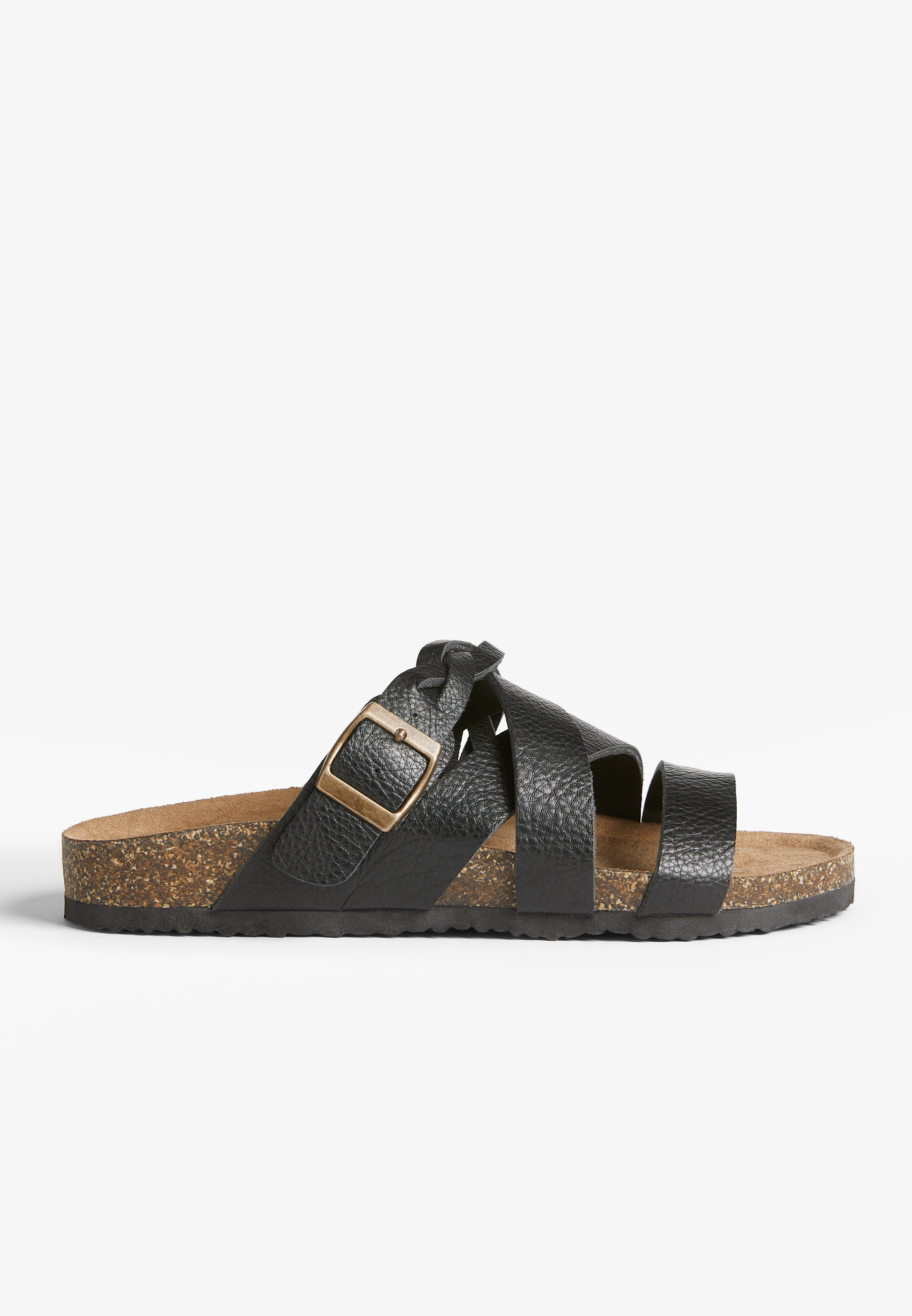 Vienna Braided Cross Strap Footbed Sandal, C106, large