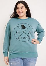 Plus Size State Fleece Sweatshirt, , small