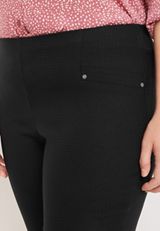 Plus Size Bengaline Textured Cropped Dress Pant, C106, small