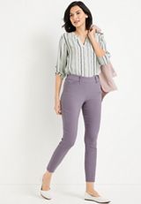 Bengaline Textured Mid Rise Dress Pant, C1121, small