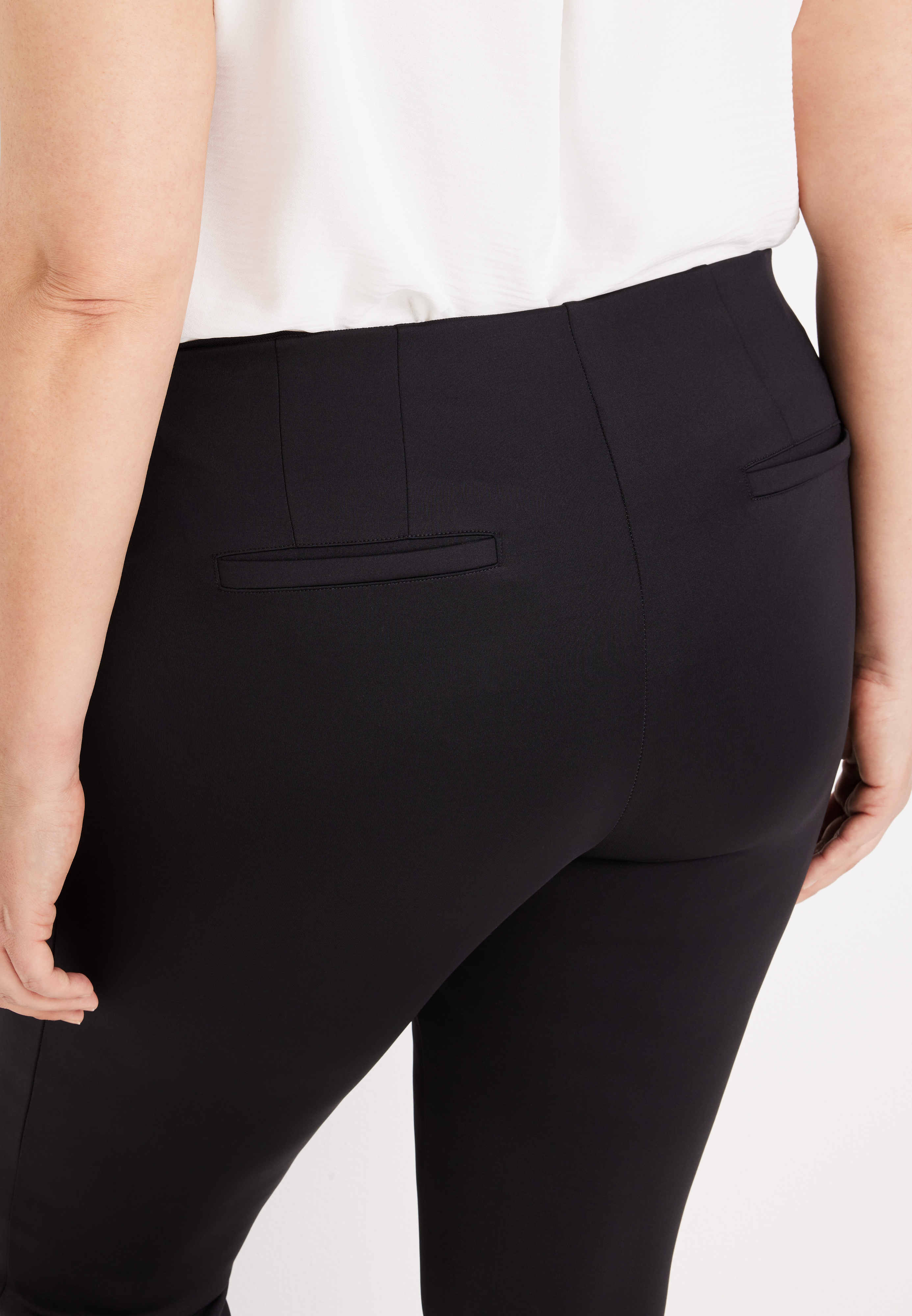 Plus Size Everflex&trade; Flare Pull On Ponte Pant, C106, large