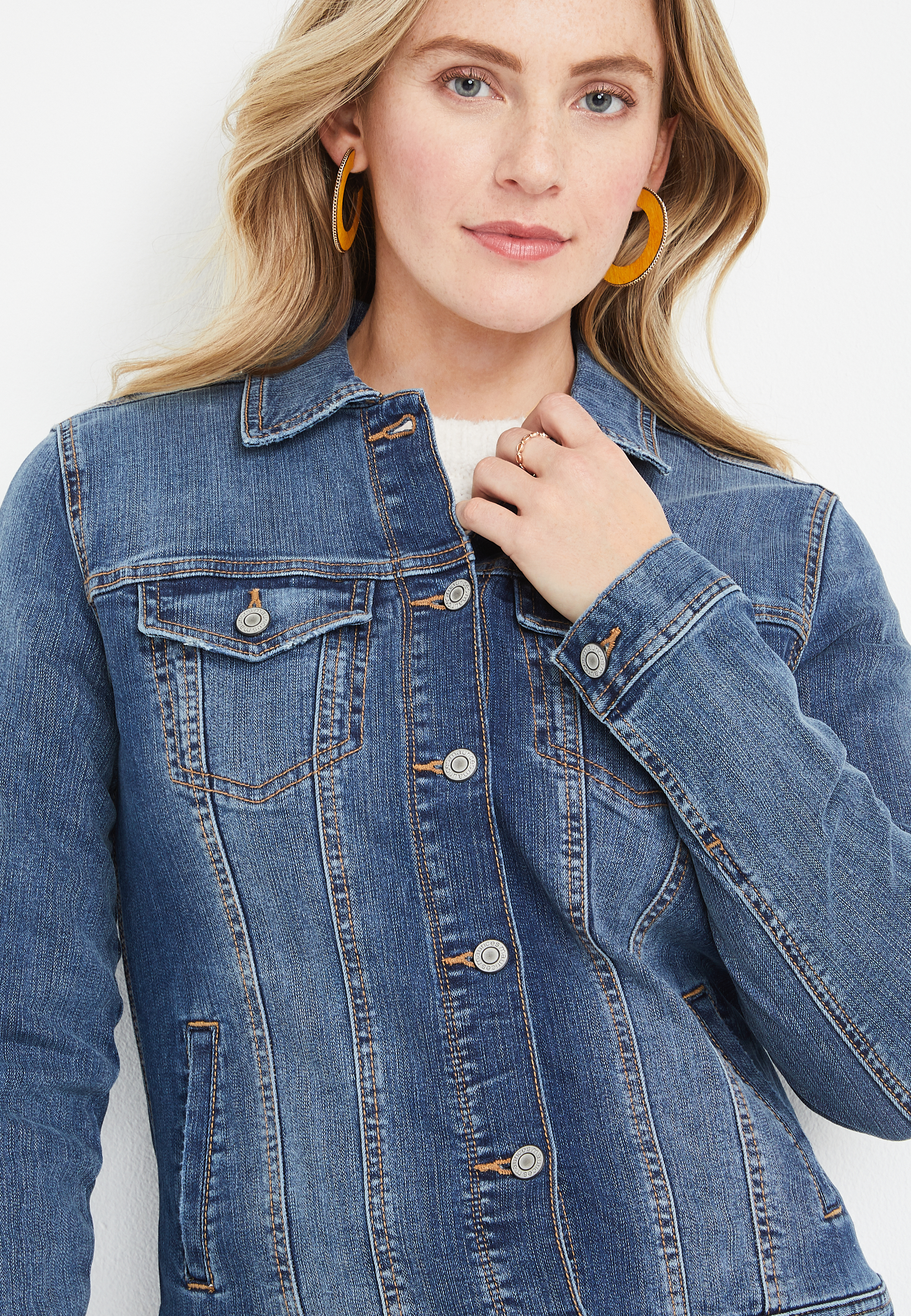 Denim Jacket, DARK SANDBLAST, large